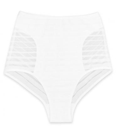 شورت زنانه اسلیپ فاق بلند میکروفایبر و حریر گنی Neev نیو کد Stellah سفید White