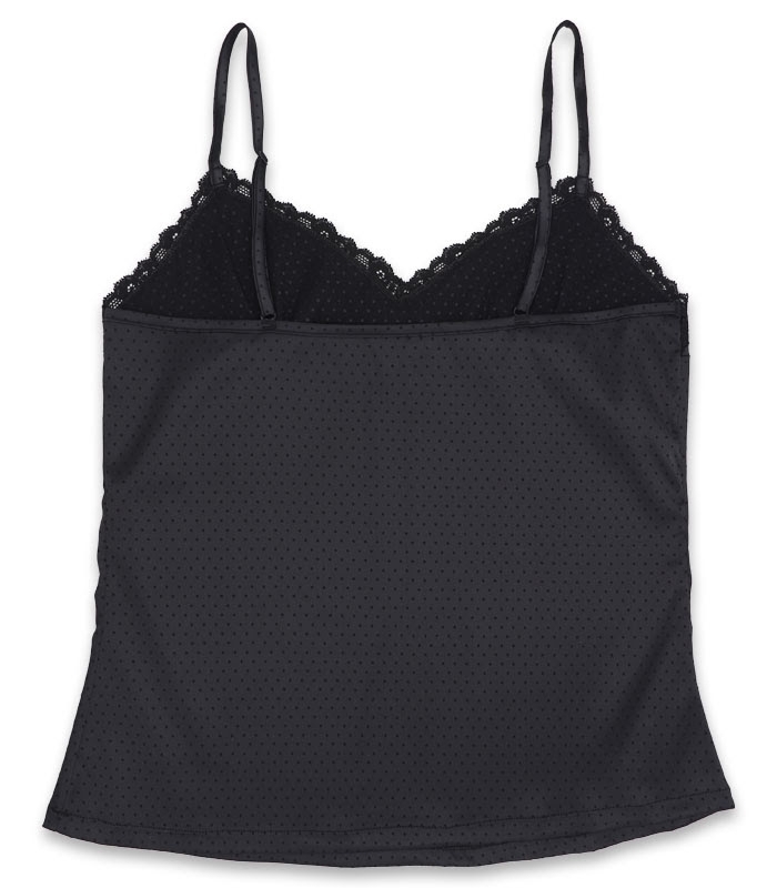 ست شورتک و تاپ ساتن Neev نیو کد Polka مشکی Black