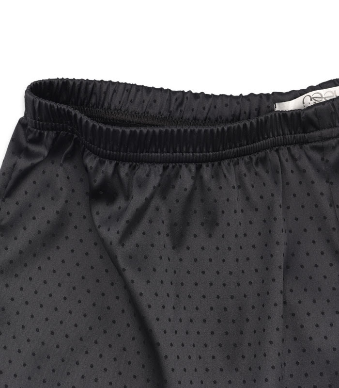ست شورتک و تاپ ساتن Neev نیو کد Polka مشکی Black