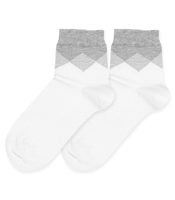 جوراب نیم ساق Clevent کلونت طرح اسکاچ 1 کد 2301
