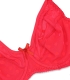 ست شورت و سوتین توری فنردار ژوبین کد 1363 طرح قلبی
