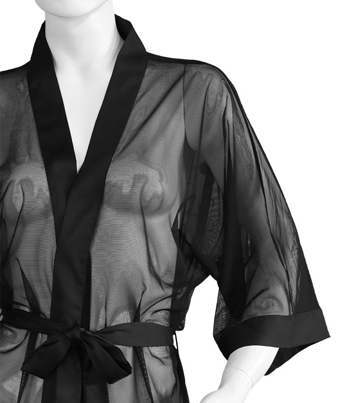 روبدوشامبر حریر Neev نیو کد 4501 مشکی Black