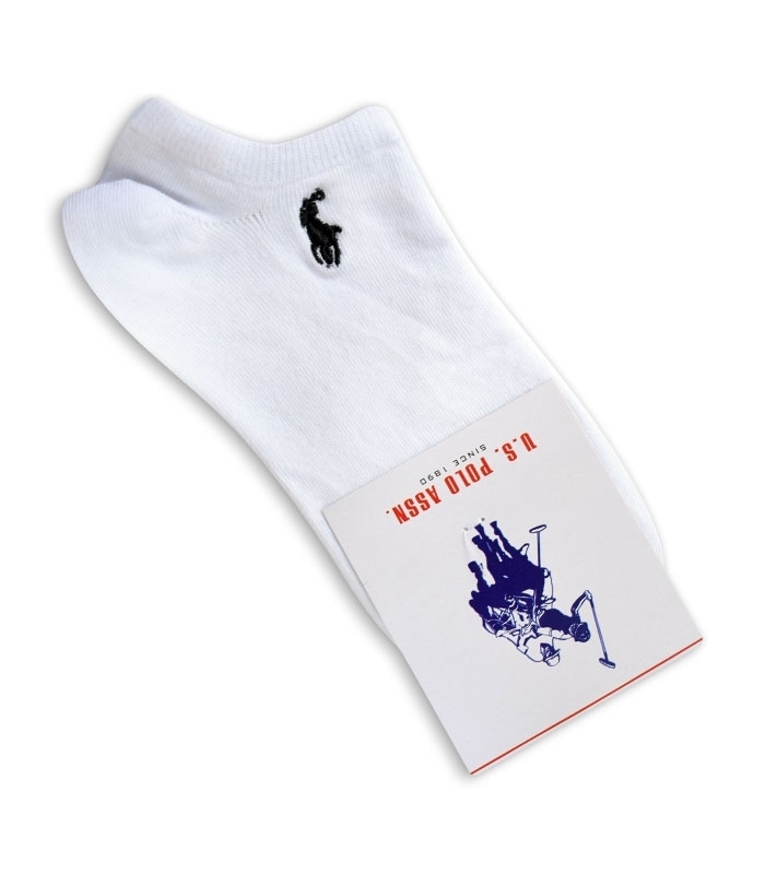 جوراب قوزکی گلدوزی طرح U.S. POLO ASSN