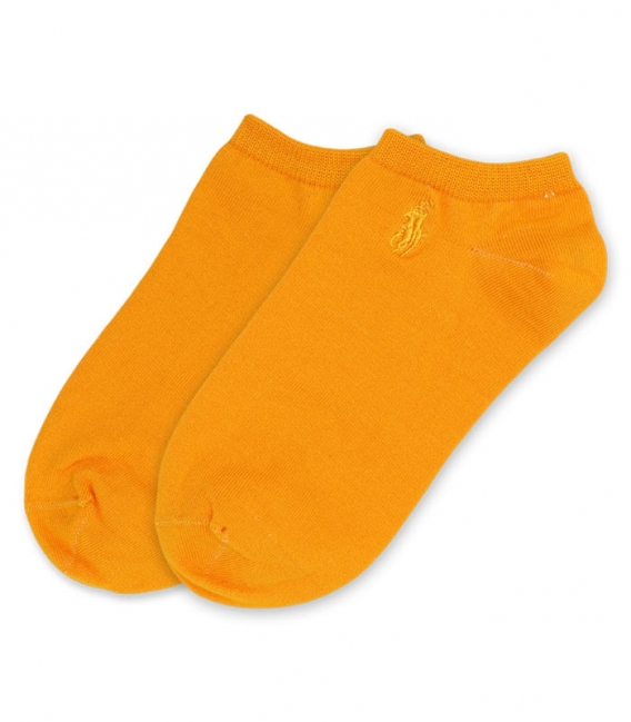 جوراب مچی گلدوزی طرح Polo طیف نارنجی