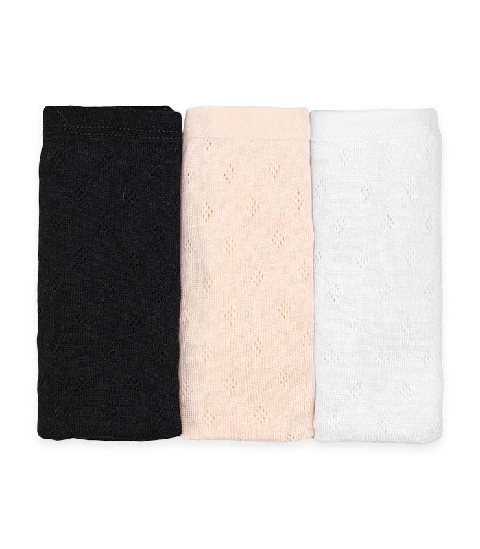 پک شورت زنانه اسلیپ نخی سوزنی فاق بلند Koza کوزا کد 2059 طرح 3 - بسته 3 عددی