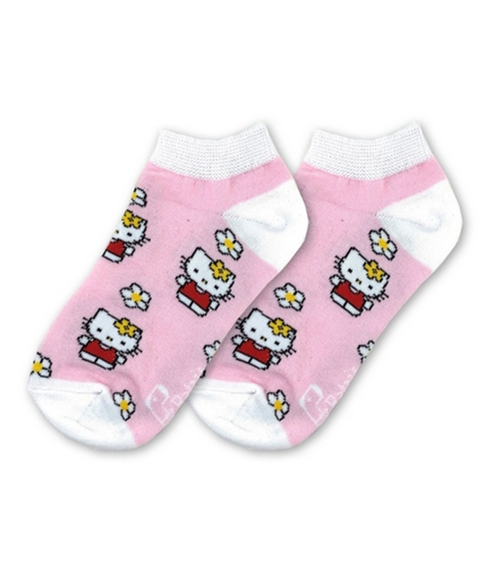 جوراب بچگانه نانو پاتریس طرح هلو کیتی (۳ تا ۶ سال)