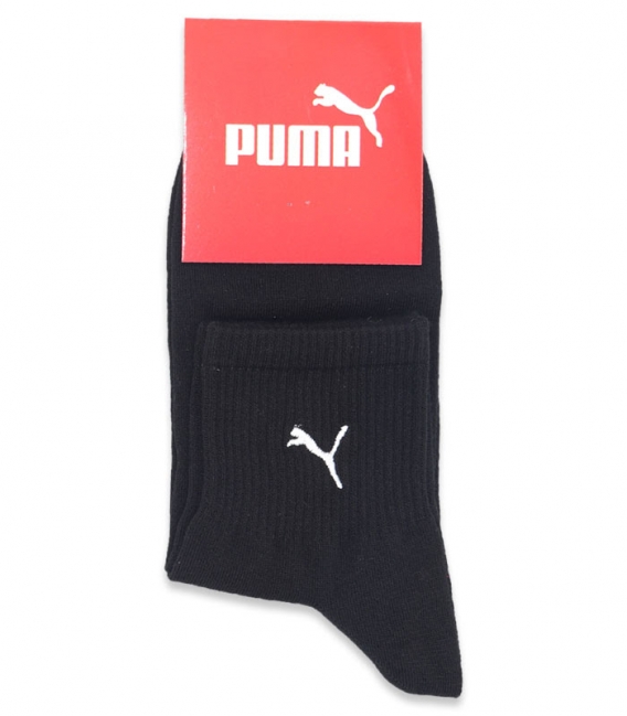 جوراب نیم ساق کش انگلیسی گلدوزی طرح Puma