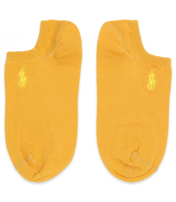 جوراب قوزکی گلدوزی طرح Polo طیف زرد