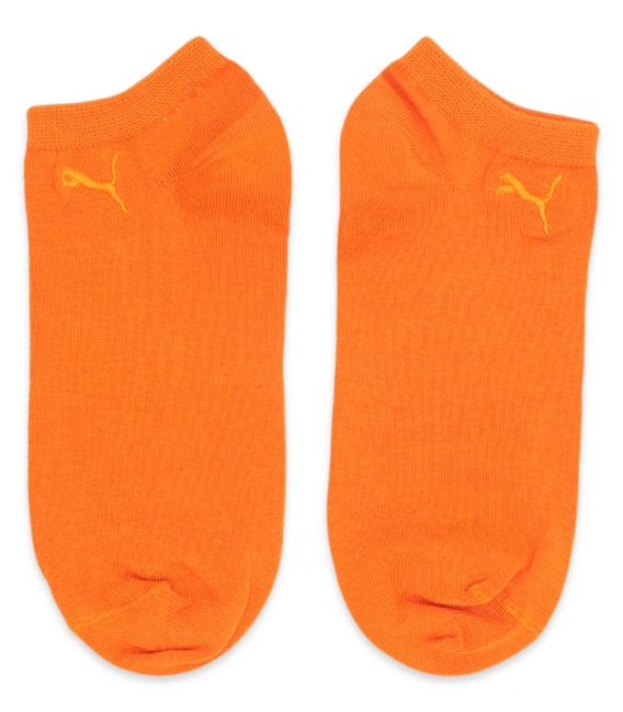 جوراب مچی گلدوزی طرح Puma طیف نارنجی