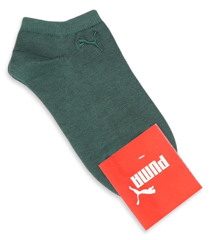 جوراب مچی گلدوزی طرح Puma طیف سبز