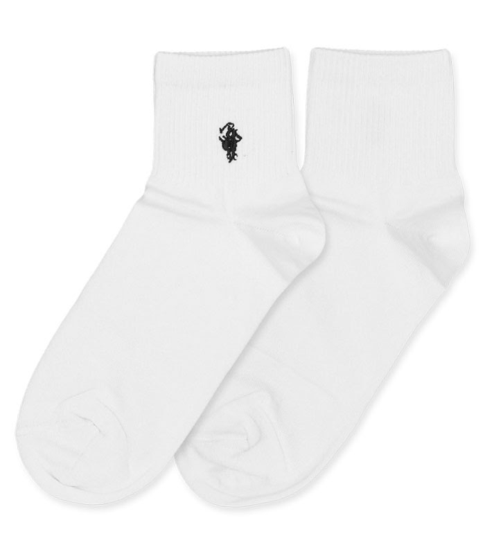 جوراب نیم ساق کش انگلیسی گلدوزی طرح Polo