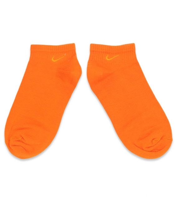 جوراب مچی کش انگلیسی گلدوزی طرح Nike طیف نارنجی