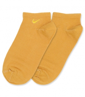 جوراب مچی کش انگلیسی گلدوزی طرح Nike طیف زرد