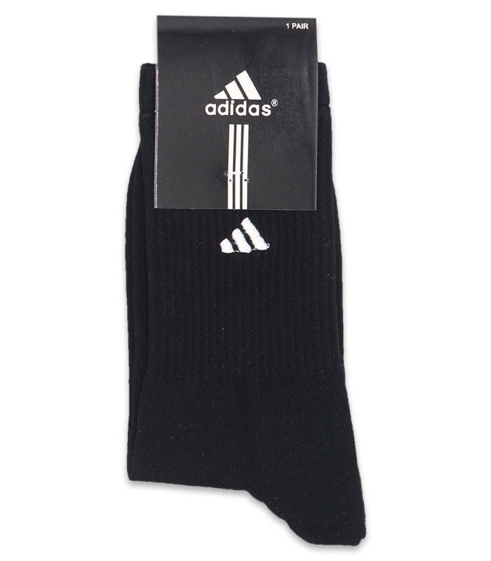 جوراب ساقدار کش انگلیسی گلدوزی طرح Adidas