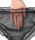 ست شورت اسلیپ و نیم تنه آستین کوتاه توری Papillon پاپیلون طرح خالخالی ریز کد 1007
