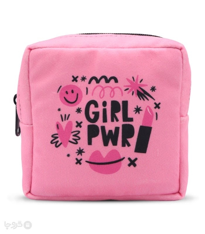 کیف نظم دهنده Hippo هیپو ابعاد 13×13 کد 102 طرح Girl Pwr 