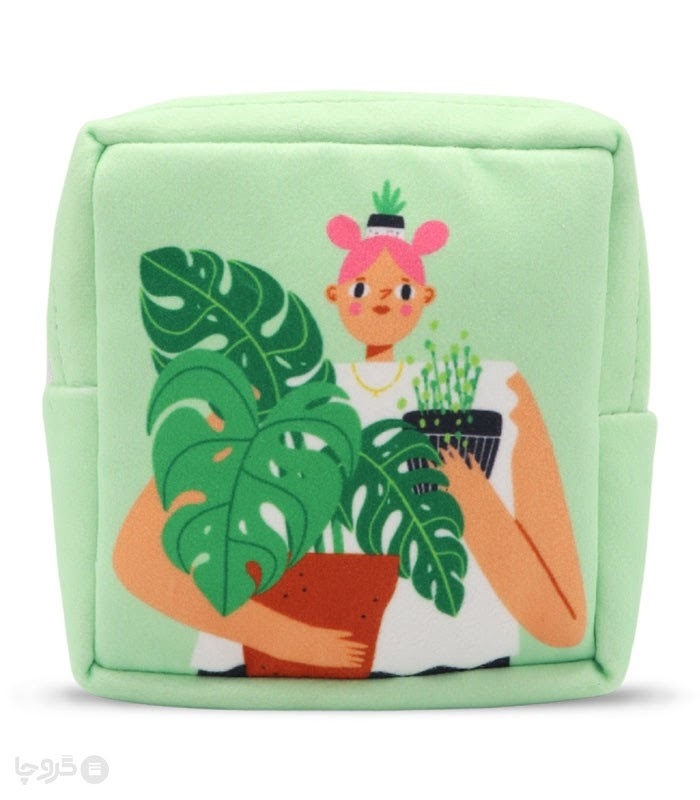 کیف نظم دهنده Hippo هیپو ابعاد 13×13 کد 102 طرح دخترک و گلدان 