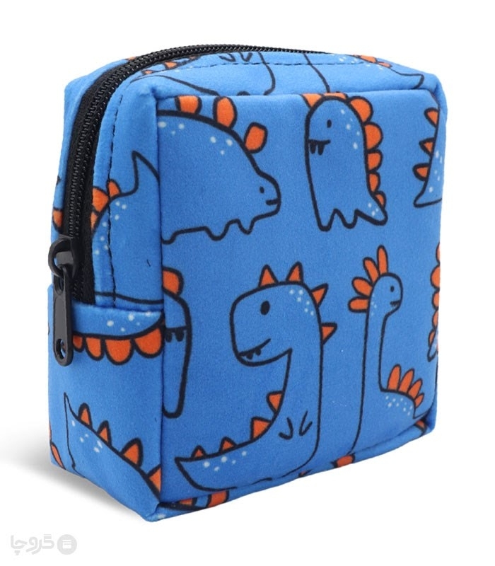 کیف نظم دهنده Hippo هیپو ابعاد 13×13 کد 102 طرح دایناسور بامزه 