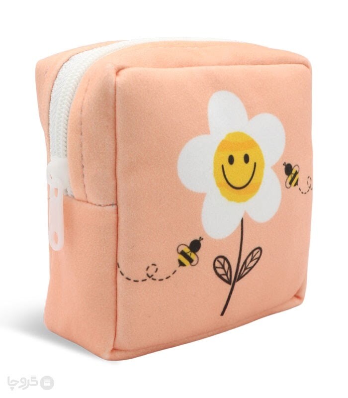 کیف نظم دهنده Hippo هیپو ابعاد 13×13 کد 102 طرح گل و زنبور 