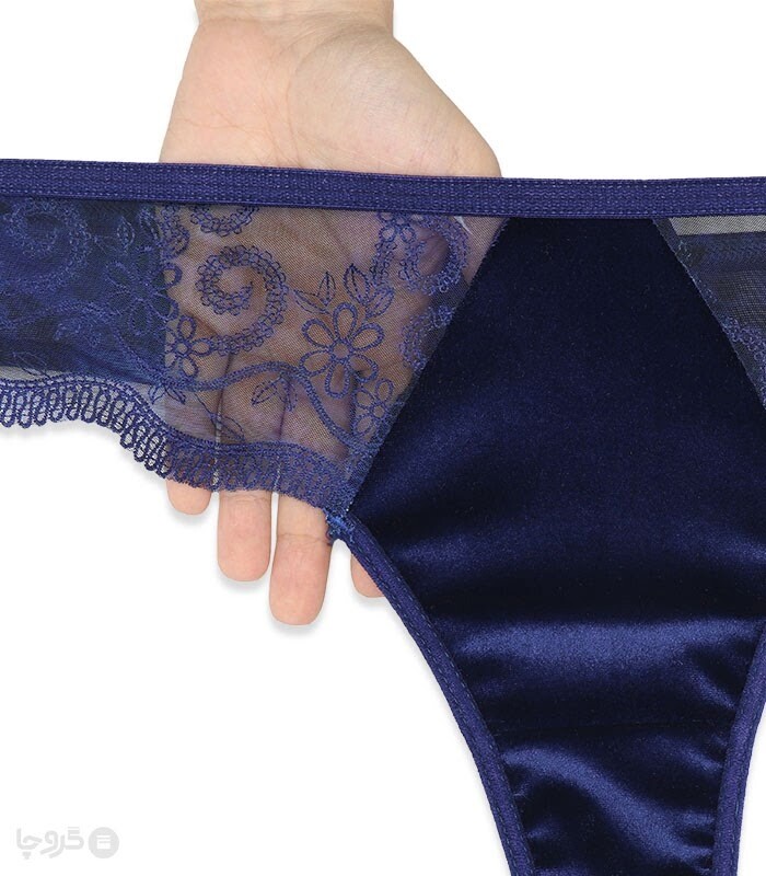 ست شورت و سوتین تور و مخمل فنردار نوشه پوش گلدوزی کد 840 طرح 32