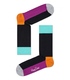 جوراب Happy Socks هپی ساکس طرح Five Color مشکی