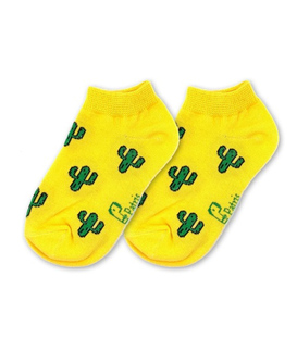 جوراب بچگانه نانو پاتریس طرح کاکتوس زرد (۳ تا ۶ سال)