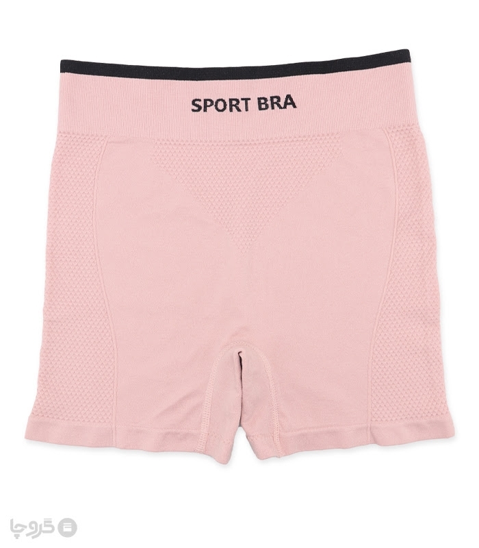 ست شورت و نیم تنه کاپدار کبریتی طرح Sport Bra کد 6759