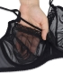 ست شورت و سوتین توری فنردار Jina ژینا گلدوزی طرح 2 کد 4242