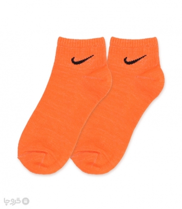 جوراب مچی کش انگلیسی طرح Nike طیف نارنجی