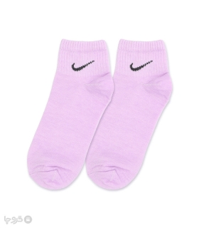 جوراب مچی کش انگلیسی طرح Nike طیف بنفش