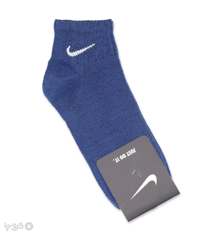 جوراب مچی کش انگلیسی طرح Nike طیف آبی