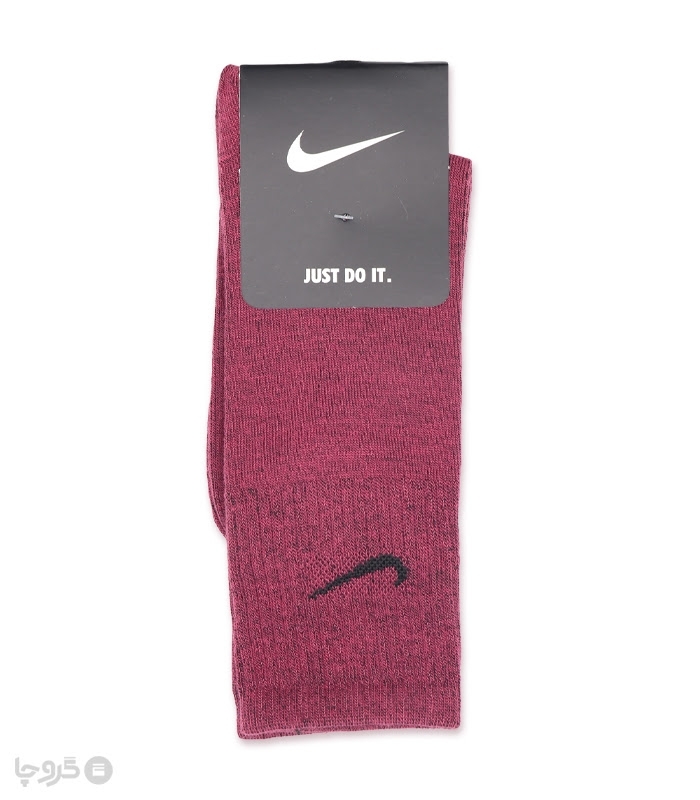 جوراب ساقدار کش انگلیسی طرح Nike طیف بنفش