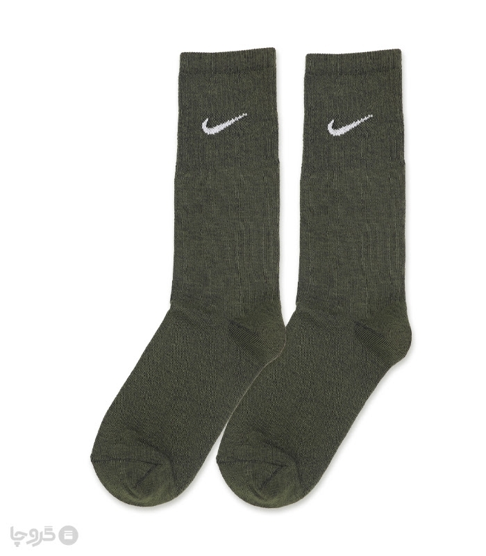 جوراب ساقدار کش انگلیسی طرح Nike طیف سبز