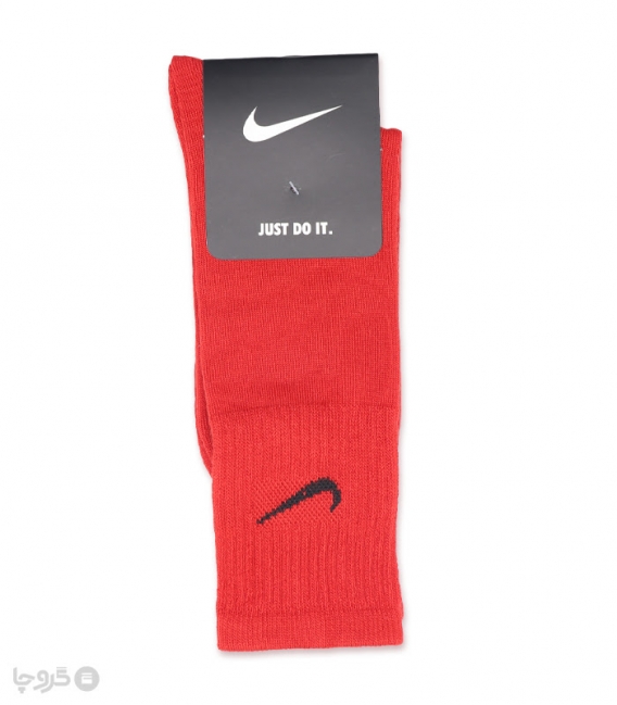 جوراب ساقدار کش انگلیسی طرح Nike طیف قرمز