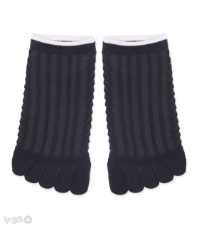 جوراب مچی انگشتی طرح قلب و زنجیر برجسته