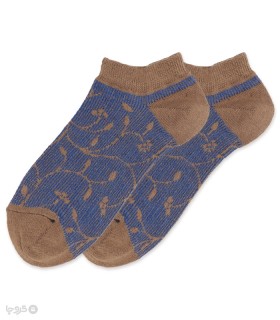 جوراب مچی Ropapa روپاپا طرح ژاکارد گل و شاخه