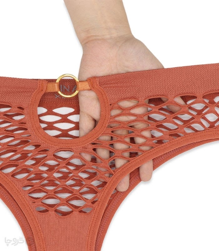 شورت زنانه چیکی فانتزی طرح فیش نت کد 8858