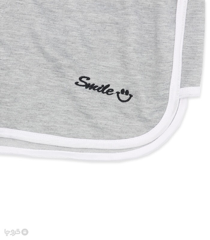 شورتک ورزشی کمر کش کد 4000 طرح Smile 