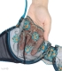 ست شورت و سوتین توری فنردار Jina ژینا گلدوزی طرح 3 کد 1046