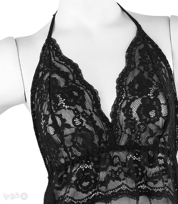 ست پیراهن بندی و شورت لامبادا توری Love Secret لاو سکرت کد 1091