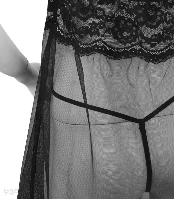 ست پیراهن بندی و شورت لامبادا توری Love Secret لاو سکرت کد 1091