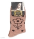 جوراب پشمی حوله‌ای ساقدار Coco & Hana طرح خالخالی و گل