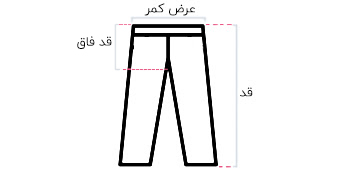 راهنمای سایز لگ زنانه