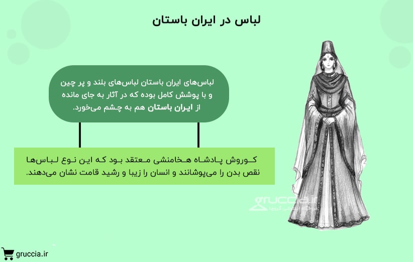 لباس در ایران باستان