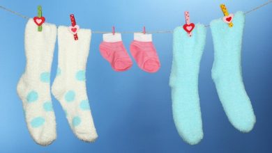 نحوه صحیح شستن جوراب