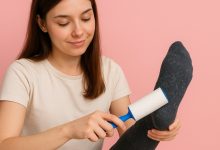 چگونه پرز جوراب را از بین ببریم؟