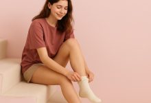 نحوه پوشیدن جوراب