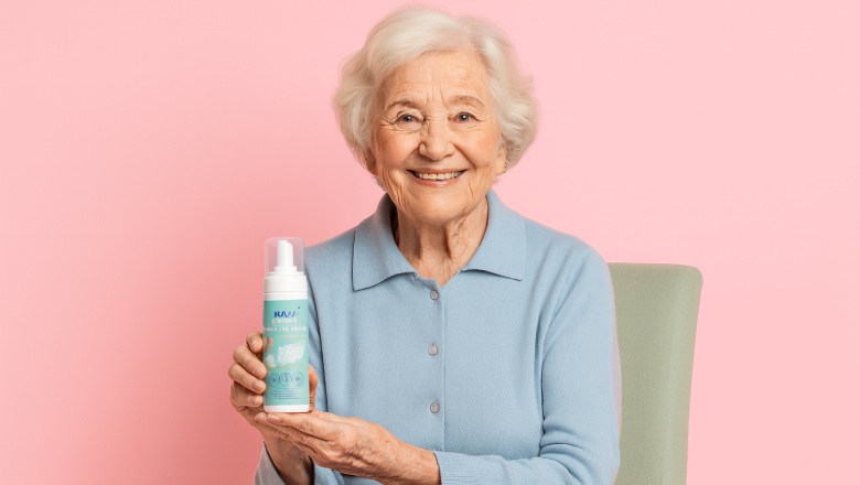 بهترین فوم شستشوی بدن سالمندان بدون نیاز به آبکشی