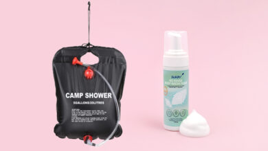 حمام کردن در سفر