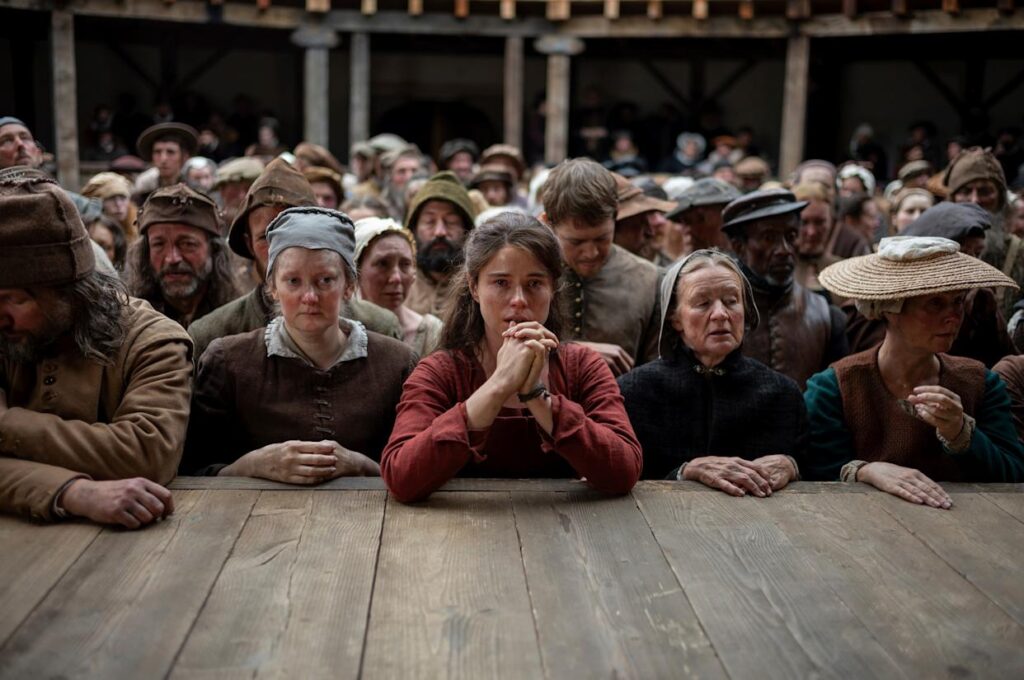 Jessie Buckley in Hamnet, her Oscar-winning role